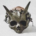 Ancient Giant Skull With Horns Discovered During An Archaeological Excavation In Sayre In The 1880s
