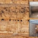 On A Cliff in Abydos, Egypt, Mysterious Chambers Created In The Rock Were Discovered