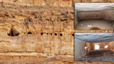 On A Cliff in Abydos, Egypt, Mysterious Chambers Created In The Rock Were Discovered