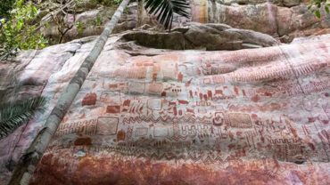 For 12500 Years Old Rock Paintings Found In Amazon Rainforest